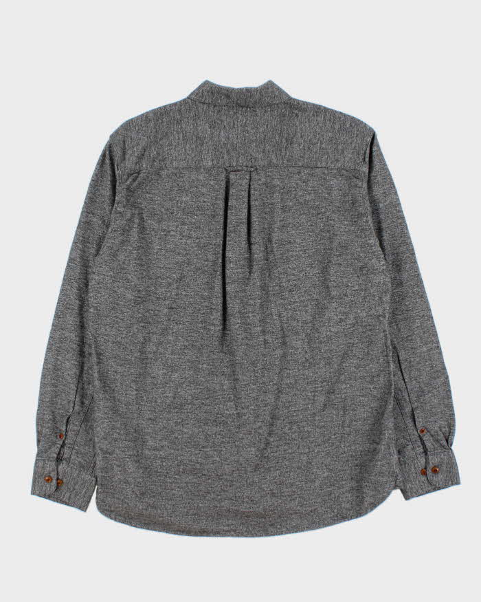 Carhartt Grey 100% Cotton Work Shirt - M