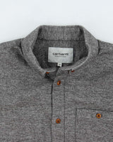 Carhartt Grey 100% Cotton Work Shirt - M