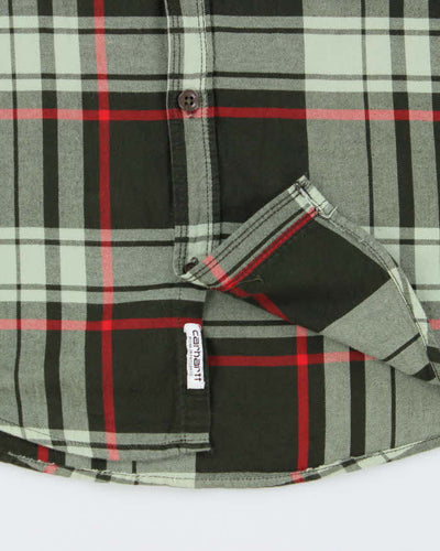 Carhartt Green Plaid Work Shirt - XL