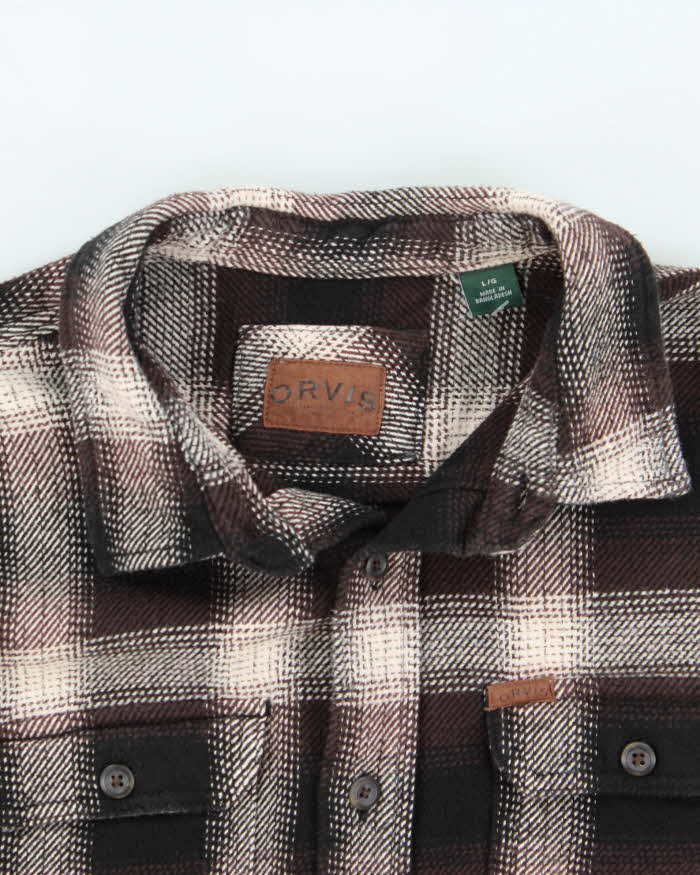 Vintage Orvis Heavyweight Flannel Shirt - L