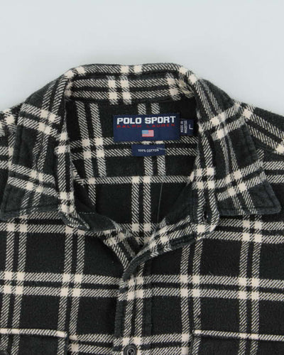Vintage 90s Polo Sport Ralph Lauren Flannel Shirt - L