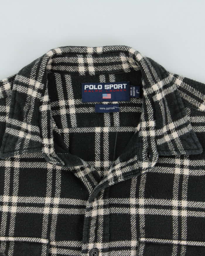 Vintage 90s Polo Sport Ralph Lauren Flannel Shirt - L