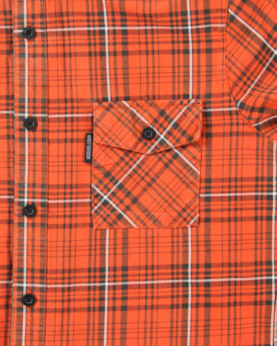 Vintage Harley Davidson Flannel Shirt - M