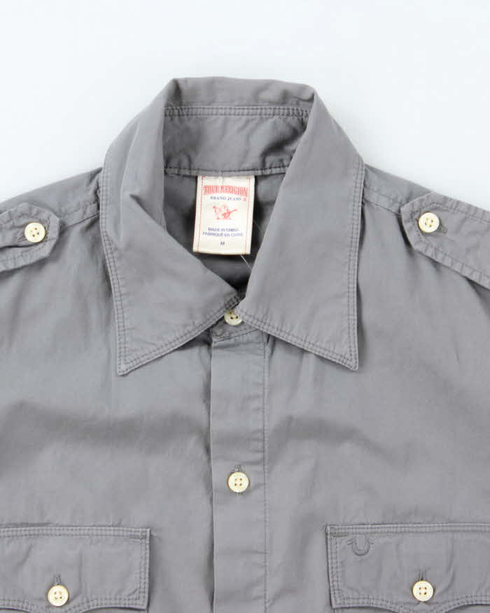 Vintage 00s True Religion Long Sleeve Shirt - M