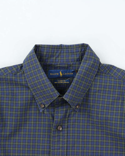 Vintage Ralph Lauren Check Long Sleeve Shirt - L