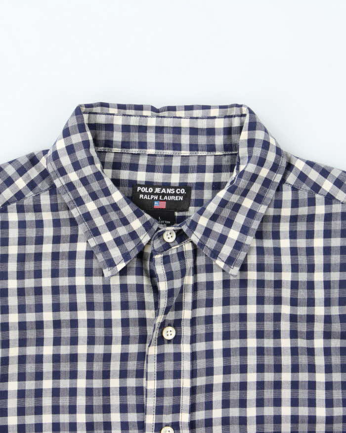 Vintage 90s Polo Jeans Ralph Lauren Check Shirt - L
