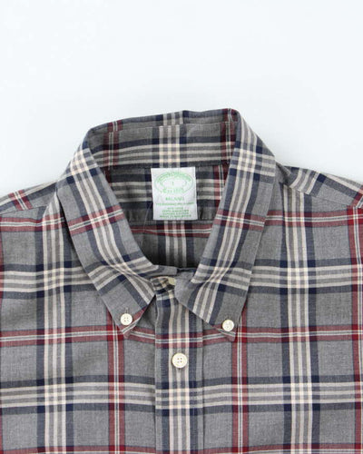 Vintage Brooks Brothers Check Long Sleeve Shirt - L