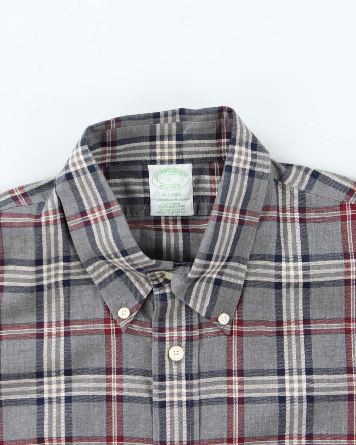 Vintage Brooks Brothers Check Long Sleeve Shirt - L