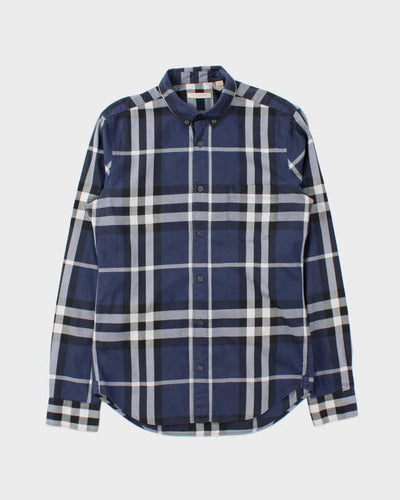 Vintage Burberry Check Long Sleeve Shirt - S