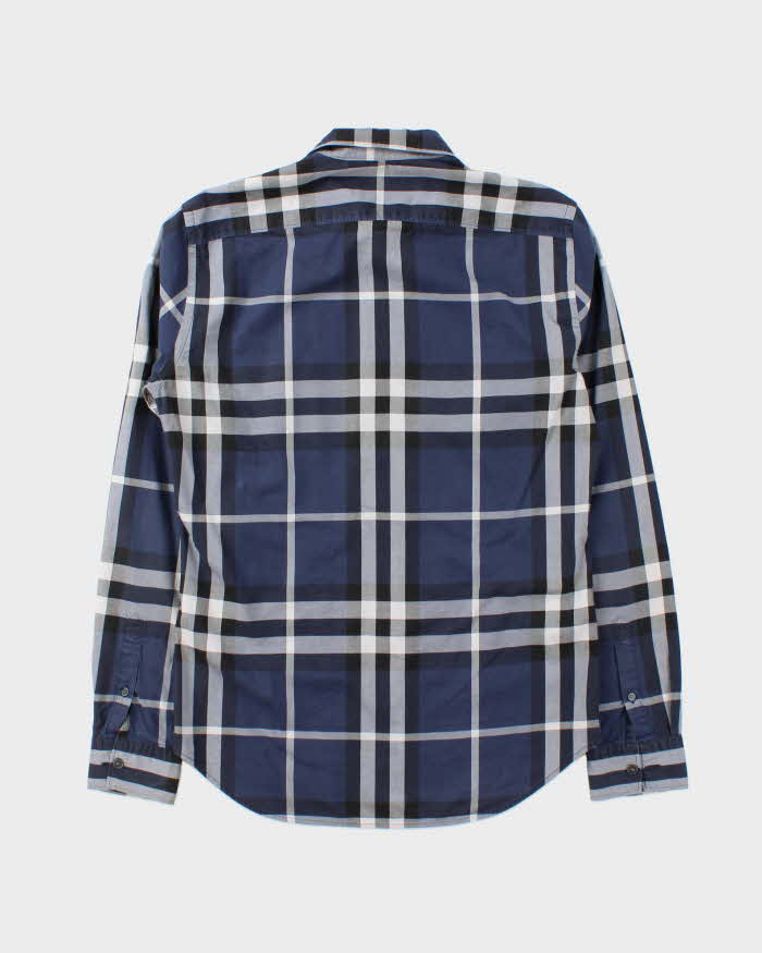 Vintage Burberry Check Long Sleeve Shirt - S