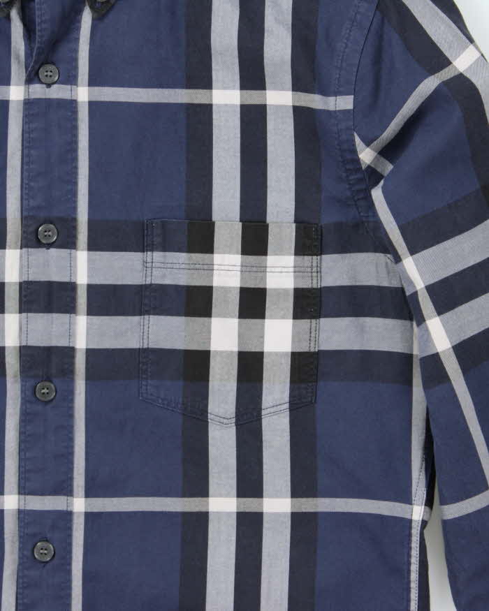 Vintage Burberry Check Long Sleeve Shirt - S