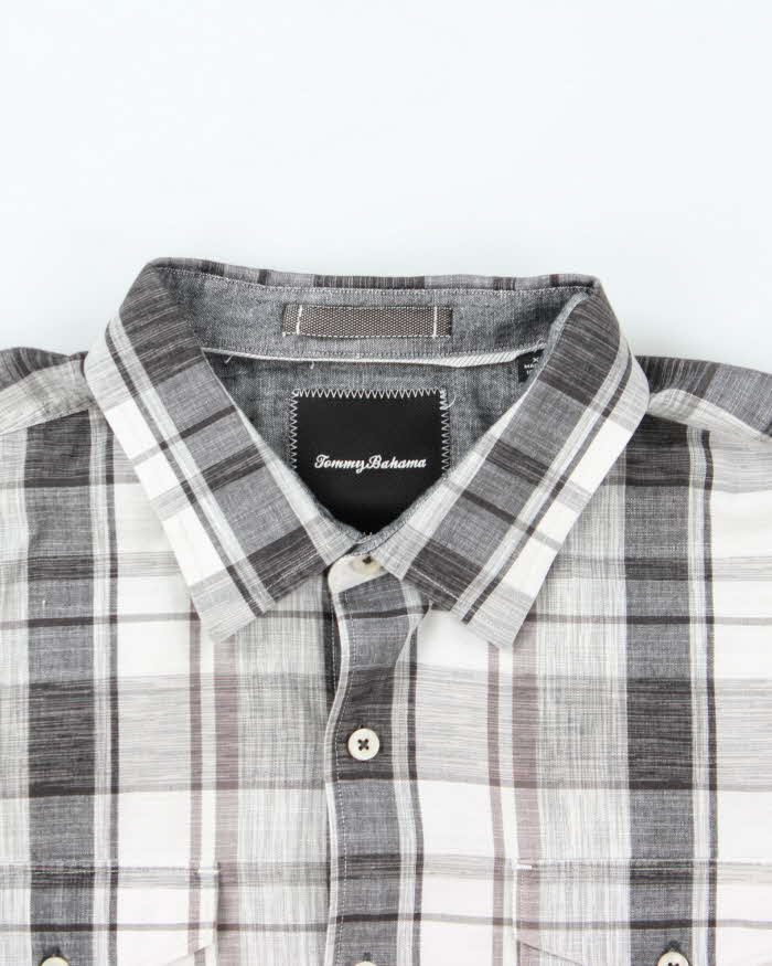 Vintage Tommy Bahama Check Long Sleeve Shirt - XL