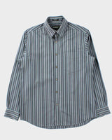 Vintage Eddie Bauer Stripe Long Sleeve Shirt - M