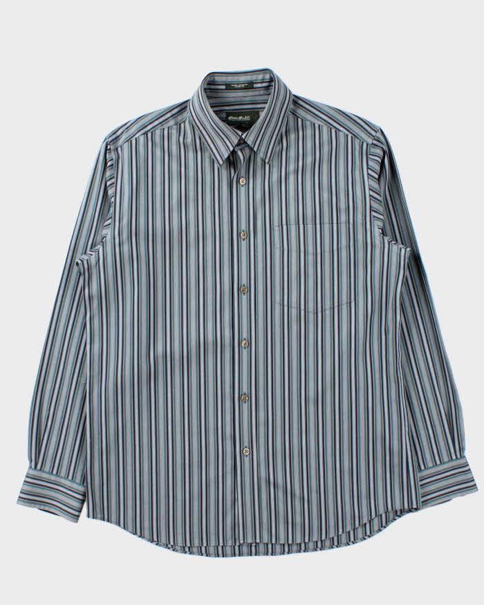 Vintage Eddie Bauer Stripe Long Sleeve Shirt - M