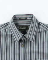 Vintage Eddie Bauer Stripe Long Sleeve Shirt - M