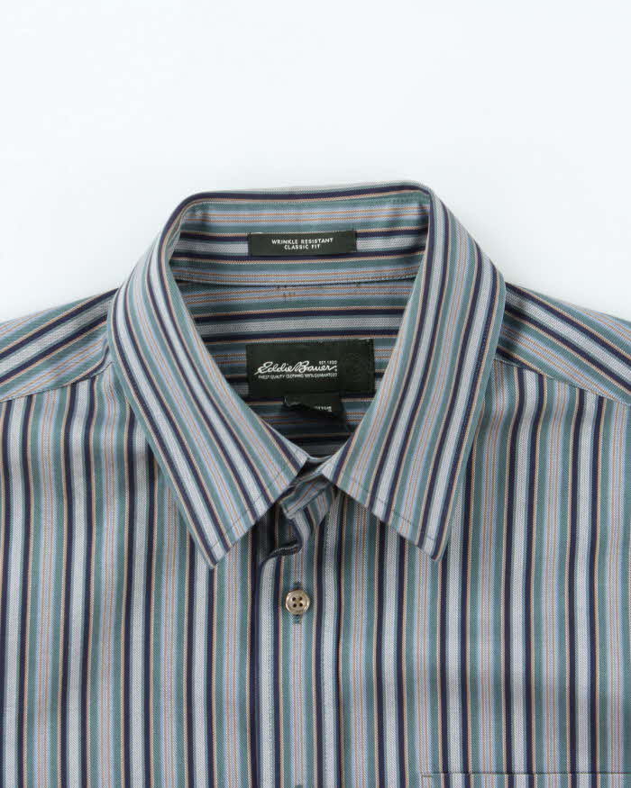 Vintage Eddie Bauer Stripe Long Sleeve Shirt - M