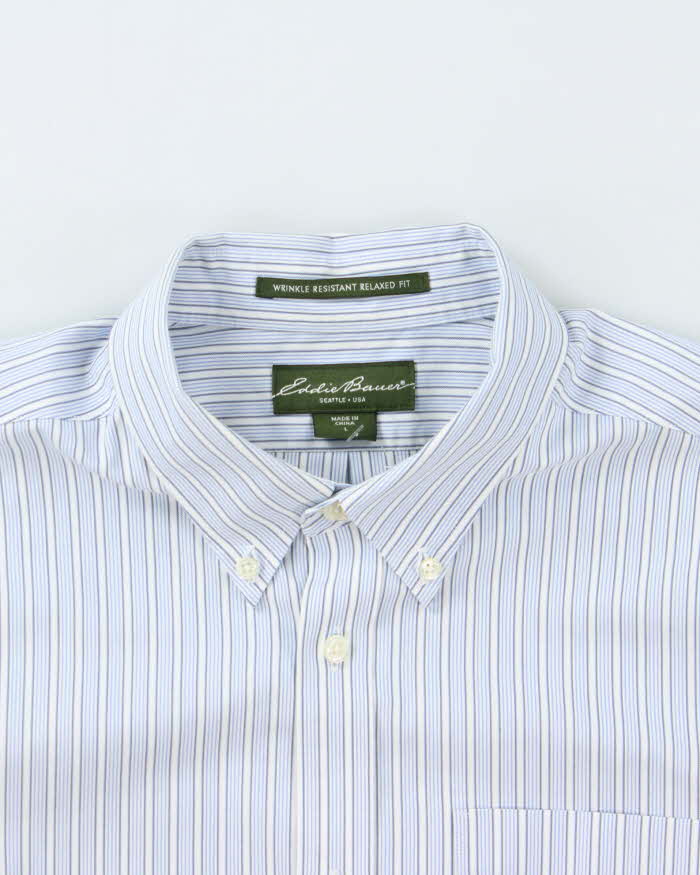 Vintage Eddie Bauer Stripe Long Sleeve Shirt - L