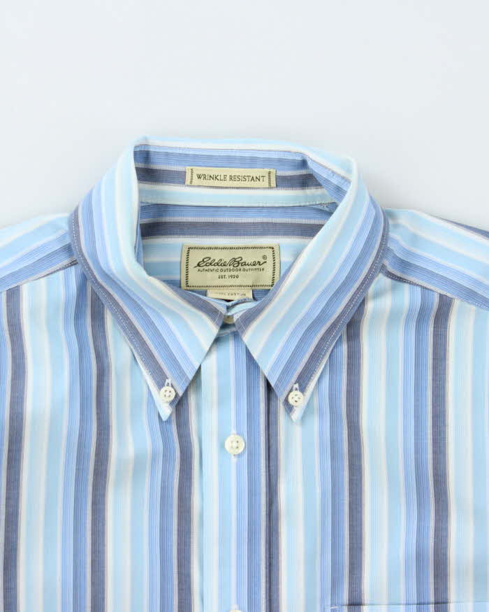 Vintage Eddie Bauer Stripe Long Sleeve Shirt - M