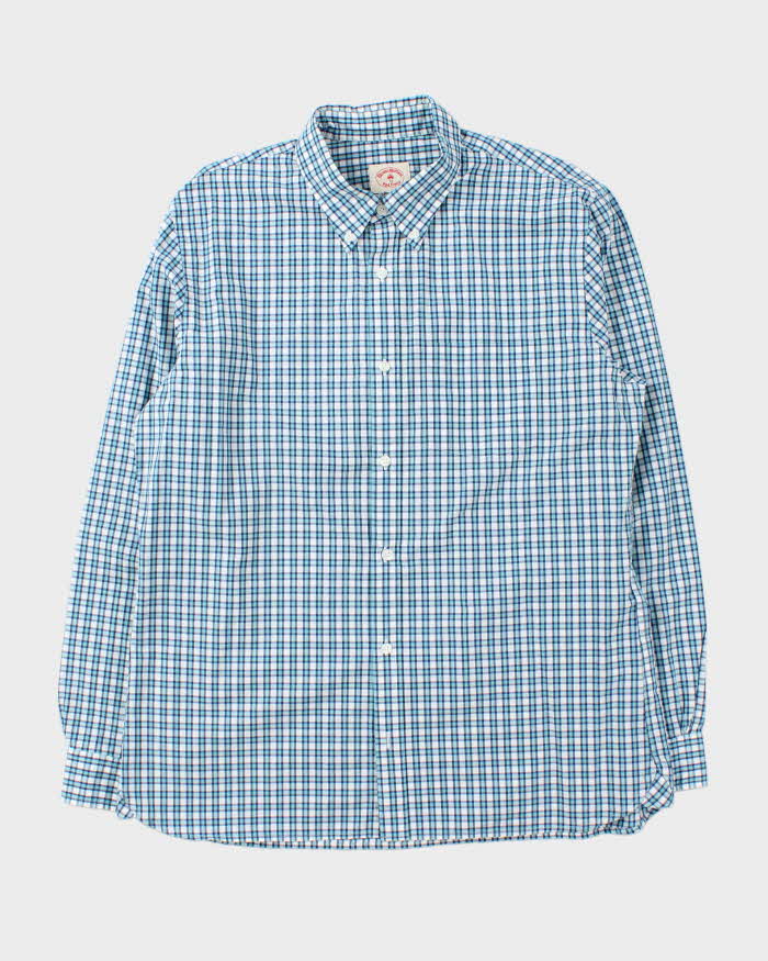 Vintage Brooks Brothers Check Long Sleeve Shirt - XL