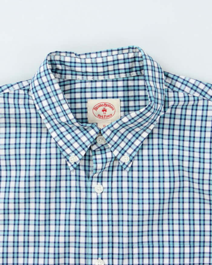 Vintage Brooks Brothers Check Long Sleeve Shirt - XL