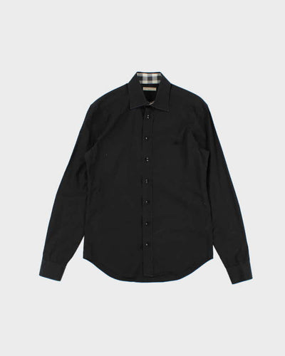 Vintage 2000s Burberry Brit Black Long Sleeve Shirt - S