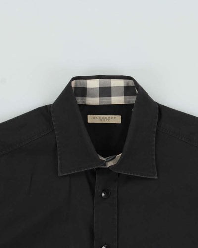 Vintage 2000s Burberry Brit Black Long Sleeve Shirt - S