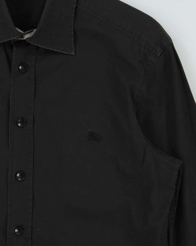 Vintage 2000s Burberry Brit Black Long Sleeve Shirt - S