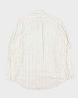 Vintage Marlboro Classic Linen Long Sleeve Shirt - L