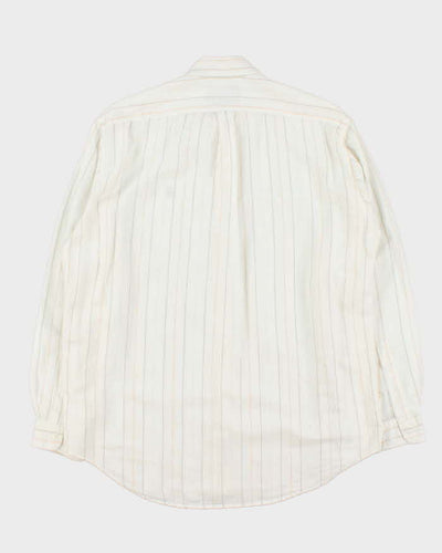 Vintage Marlboro Classic Linen Long Sleeve Shirt - L