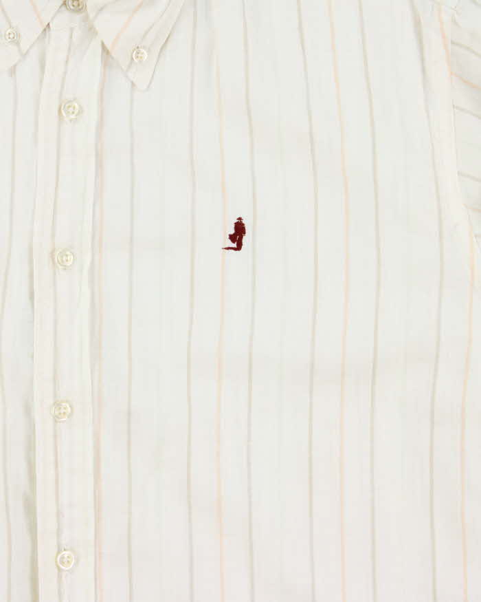 Vintage Marlboro Classic Linen Long Sleeve Shirt - L