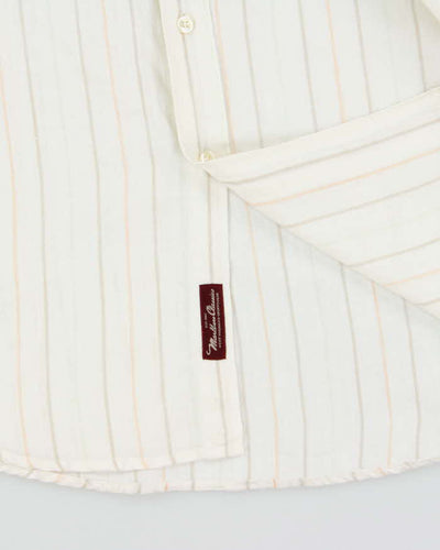 Vintage Marlboro Classic Linen Long Sleeve Shirt - L
