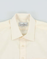 Vintage 90s Givenchy Paris Cream Long Sleeve Button Down Shirt - L