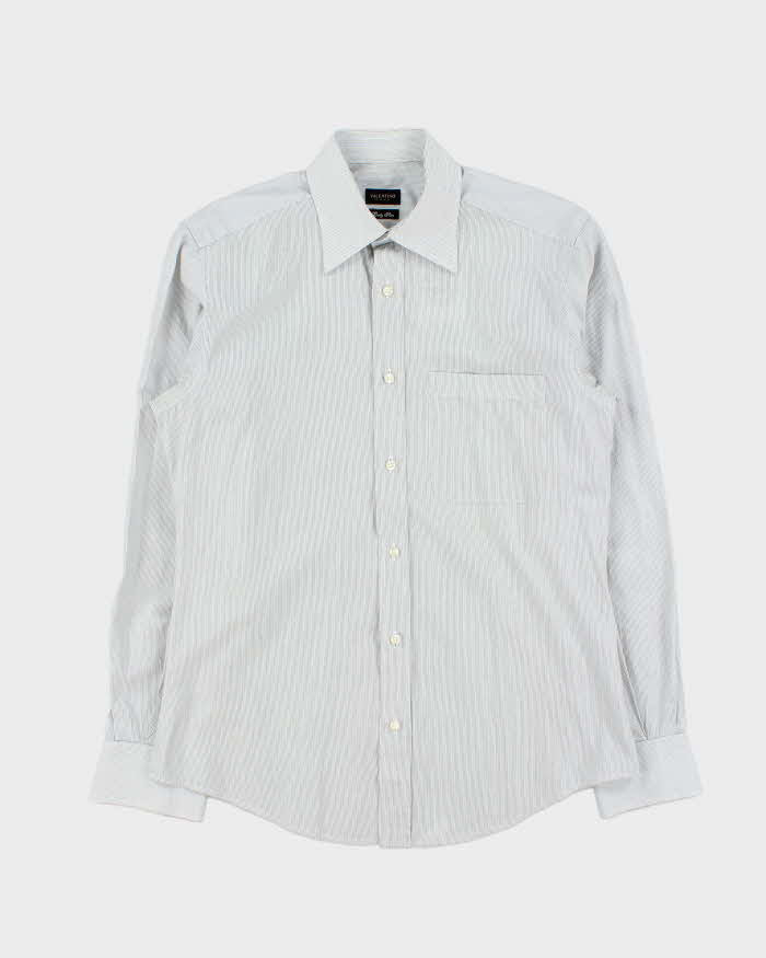 Vintage 00s Valentino Roma Striped Long Sleeve Button Down Shirt - L