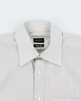 Vintage 00s Valentino Roma Striped Long Sleeve Button Down Shirt - L