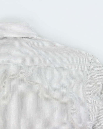 Vintage 00s Valentino Roma Striped Long Sleeve Button Down Shirt - L