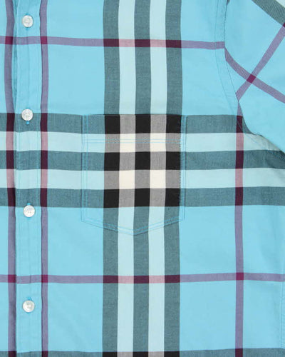 Vintage 00s Burberry Brit Nova Check Long Sleeve Button Down Shirt - L