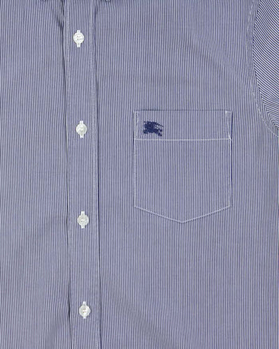 Vintage 00s Burberry Brit Striped Long Sleeve Button Down Shirt - S