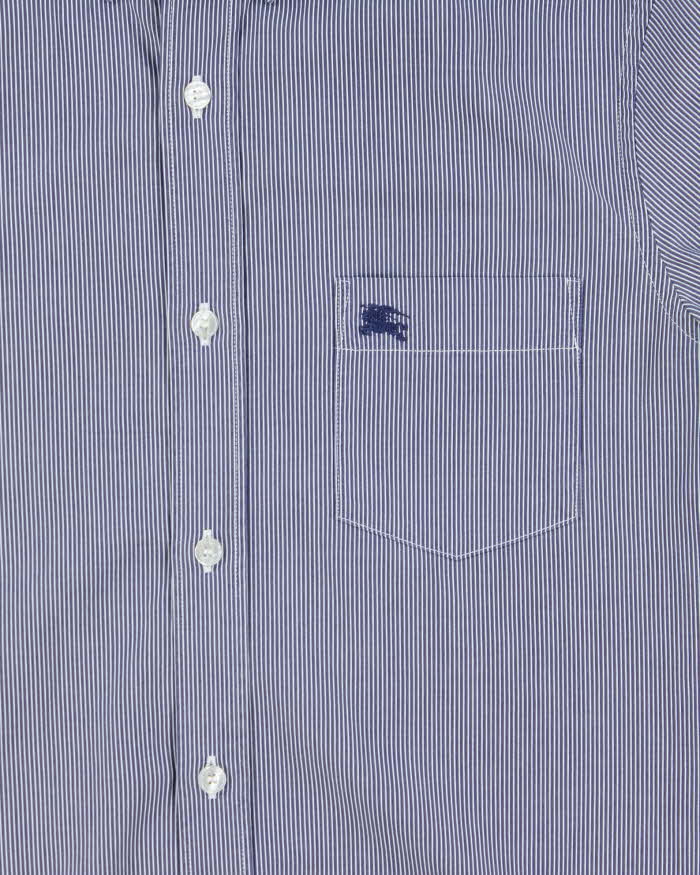 Vintage 00s Burberry Brit Striped Long Sleeve Button Down Shirt - S
