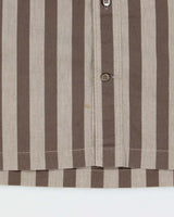 Vintage 1980s Issey Miyake Homme Hamilton Striped Long Sleeve Button Down Shirt - M