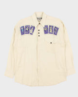Vintage 1970s Steel Western Graphic Shirt - M