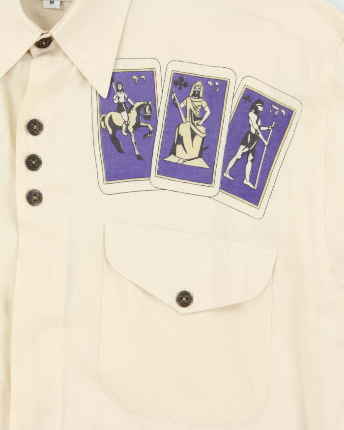 Vintage 1970s Steel Western Graphic Shirt - M