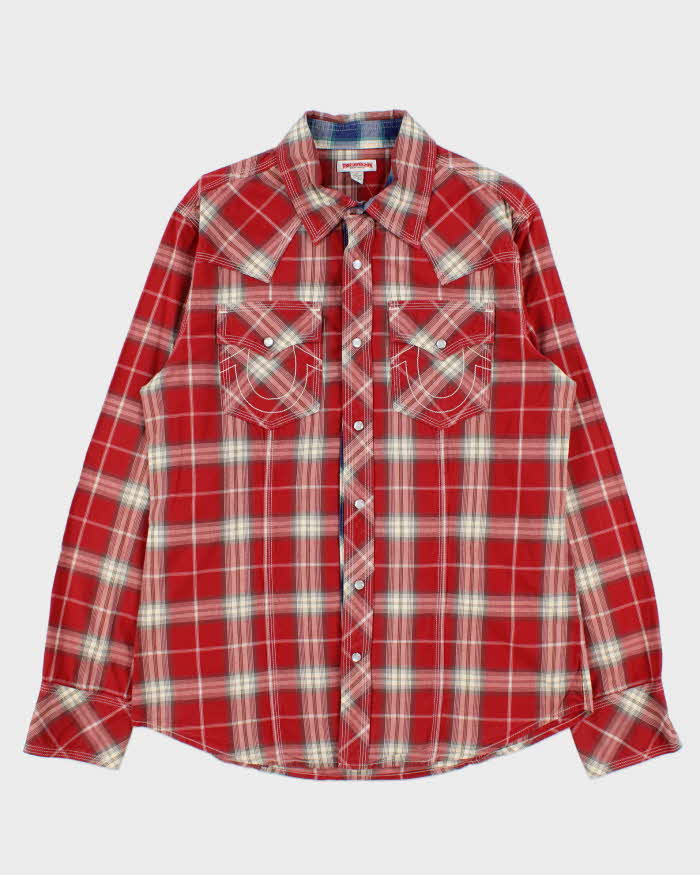 Vintage True Religion Western Checkered Shirt - L