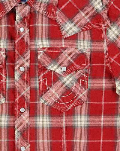 Vintage True Religion Western Checkered Shirt - L