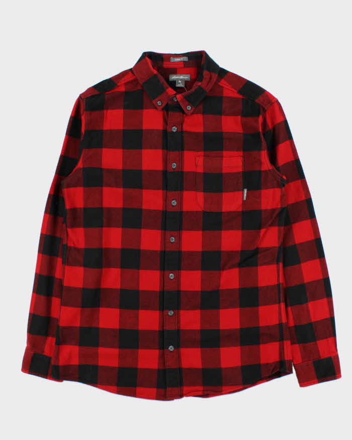 Vintage Eddie Bauer Grey Classic Fit Flannel Shirt - M