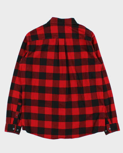 Vintage Eddie Bauer Grey Classic Fit Flannel Shirt - M