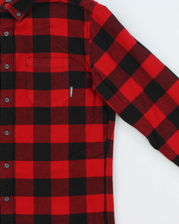Vintage Eddie Bauer Grey Classic Fit Flannel Shirt - M