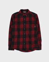 Vintage Eddie Bauer Burgundy Flannel Shirt - S