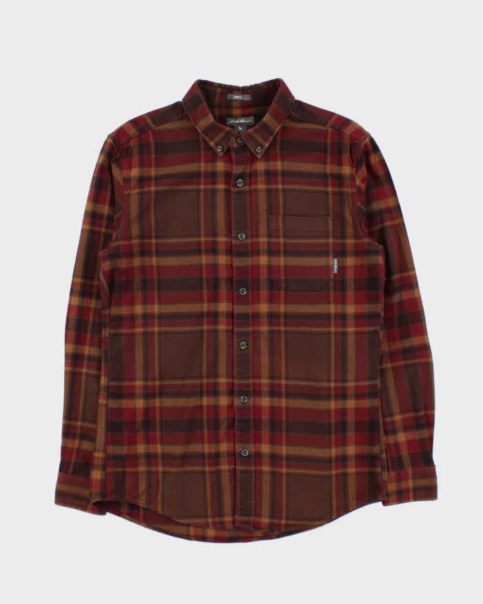 Vintage Eddie Bauer Slim Fit Flannel Shirt - M