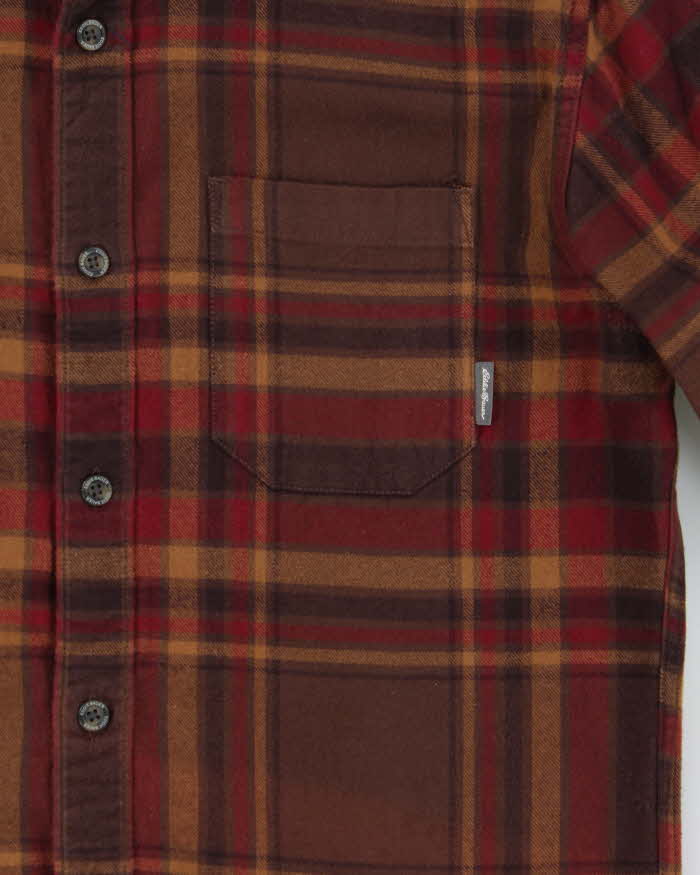 Vintage Eddie Bauer Slim Fit Flannel Shirt - M
