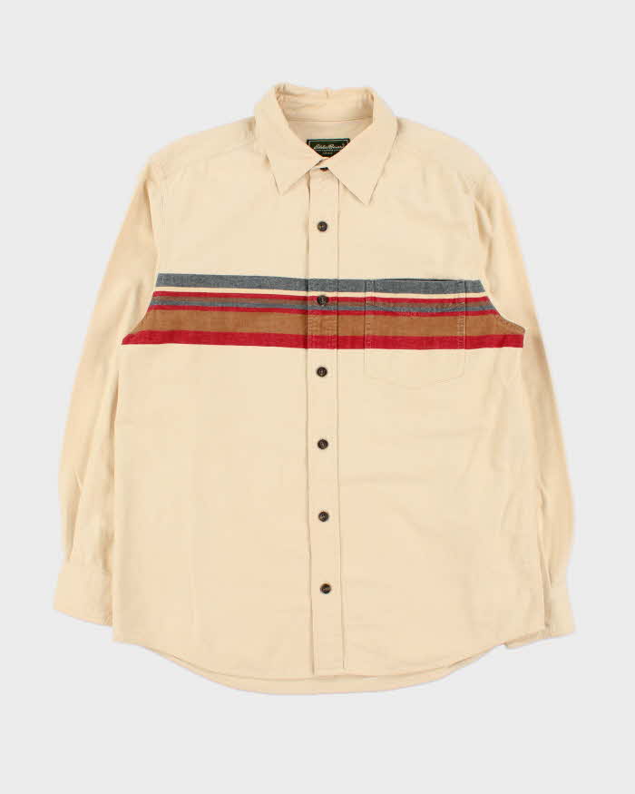 Vintage 00s Eddie Bauer Cream Over-Shirt - M
